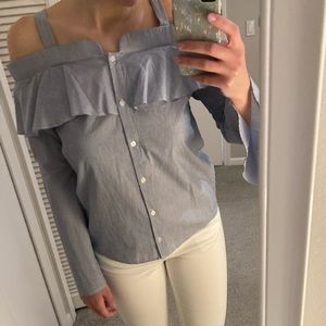 Trouvé from Nordstrom blue blouse